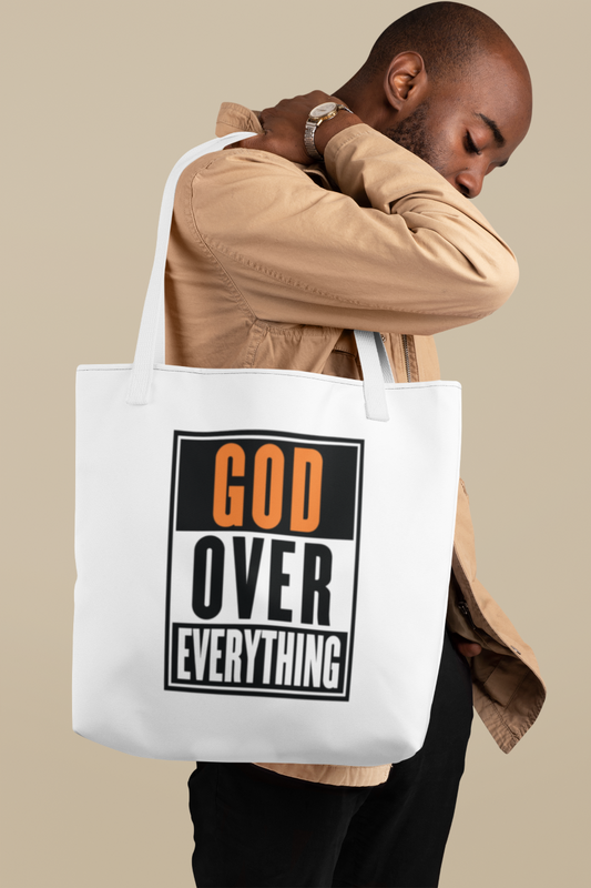 God Over Everything  - Tote Bag