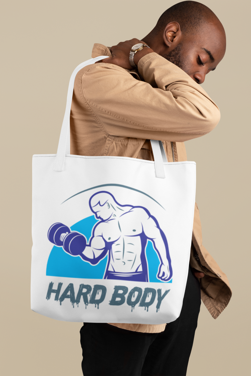 Hard Body (blue) - Tote Bag