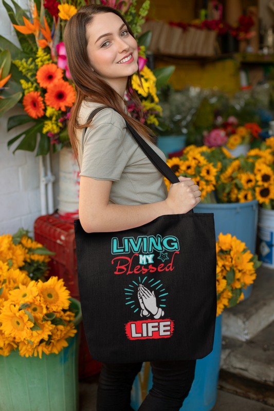 Living My Blessed Life  - Tote Bag