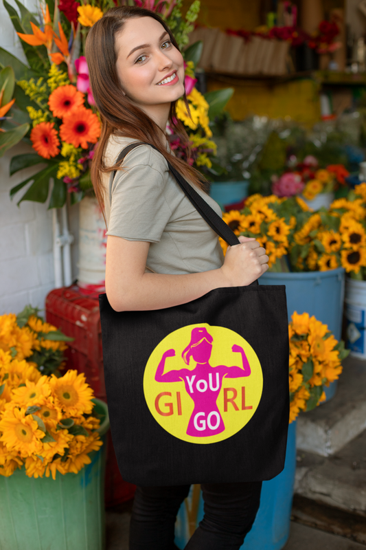 You Go Girl (Pink) - Tote Bag