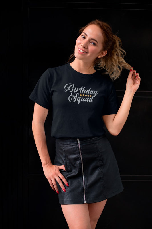 Birthday Squad (silver) - T-Shirt