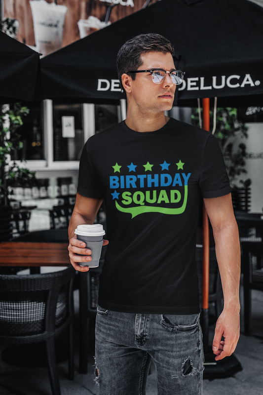 Birthday Squad (blue) - T-Shirt