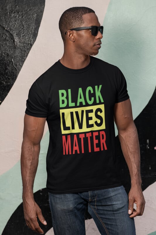 Black Lives Matter (red) - T-Shirt