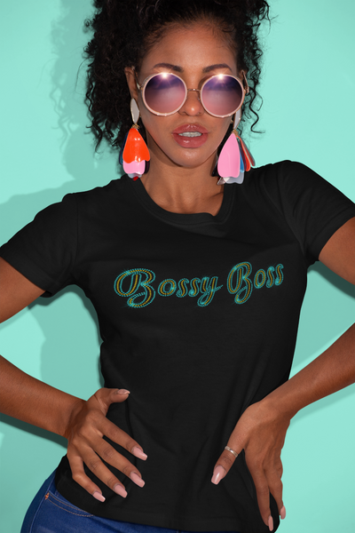 Bossy Boss (bling) - T-Shirt