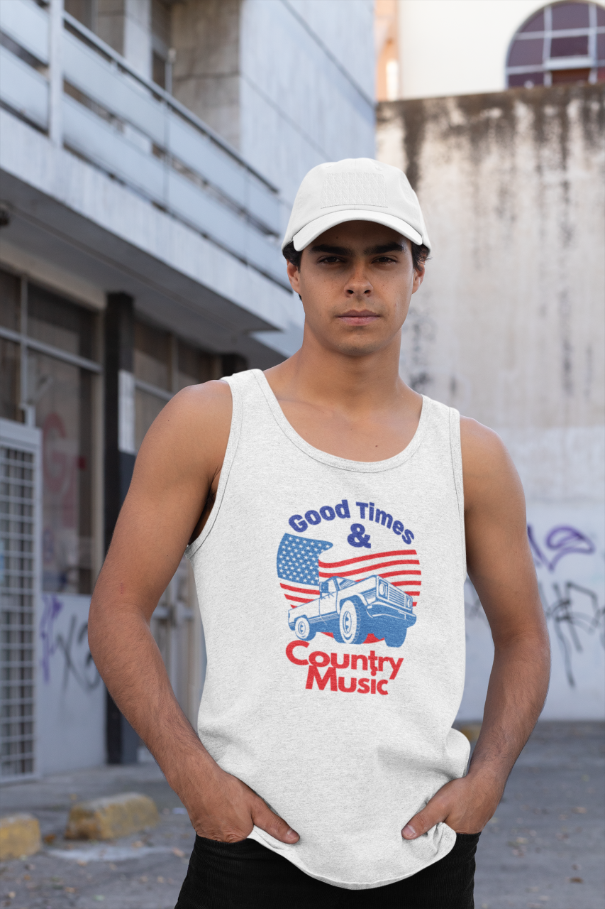 Good Times And Country Music - Tank Top