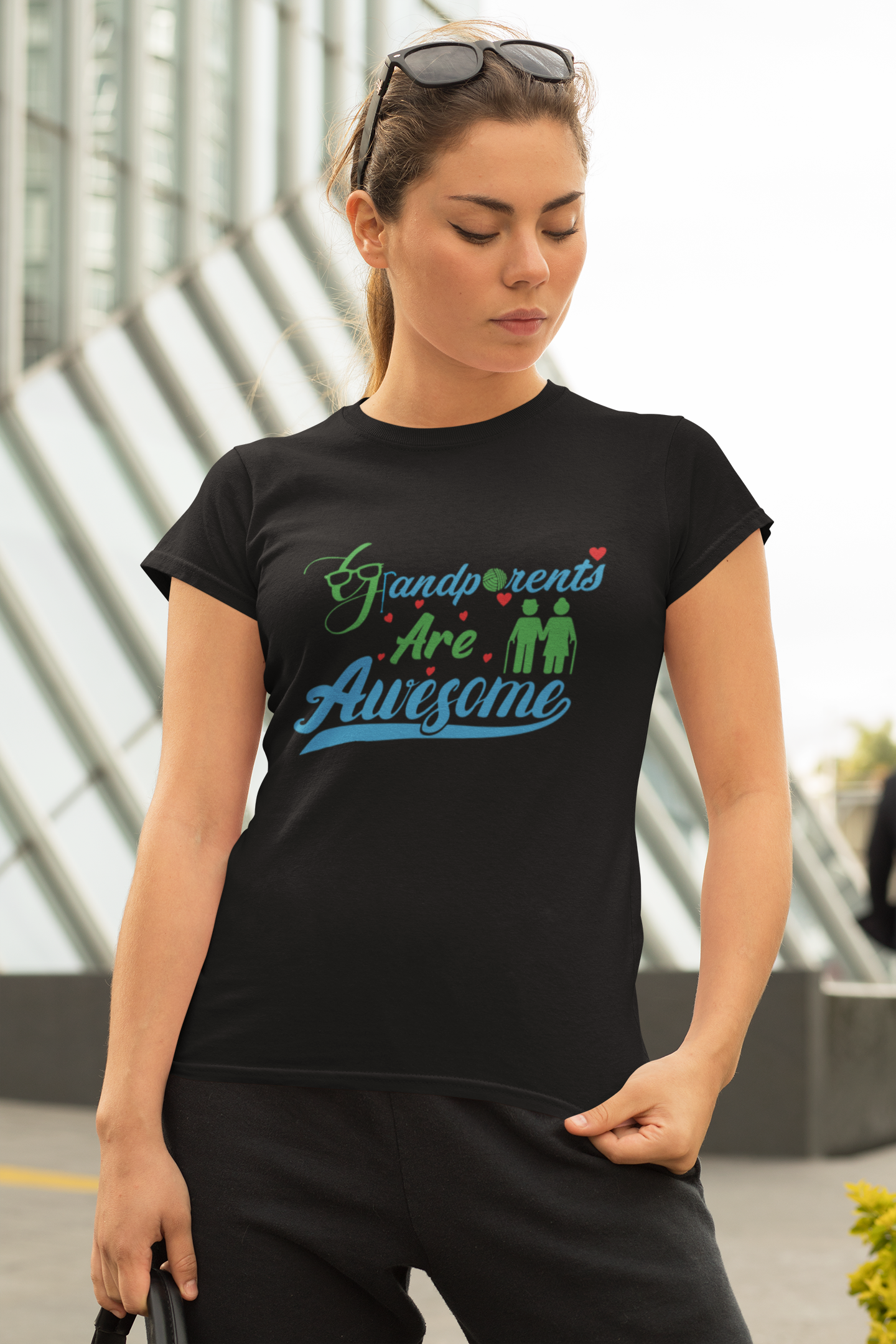 Grandparents Are Awesome - T-Shirt