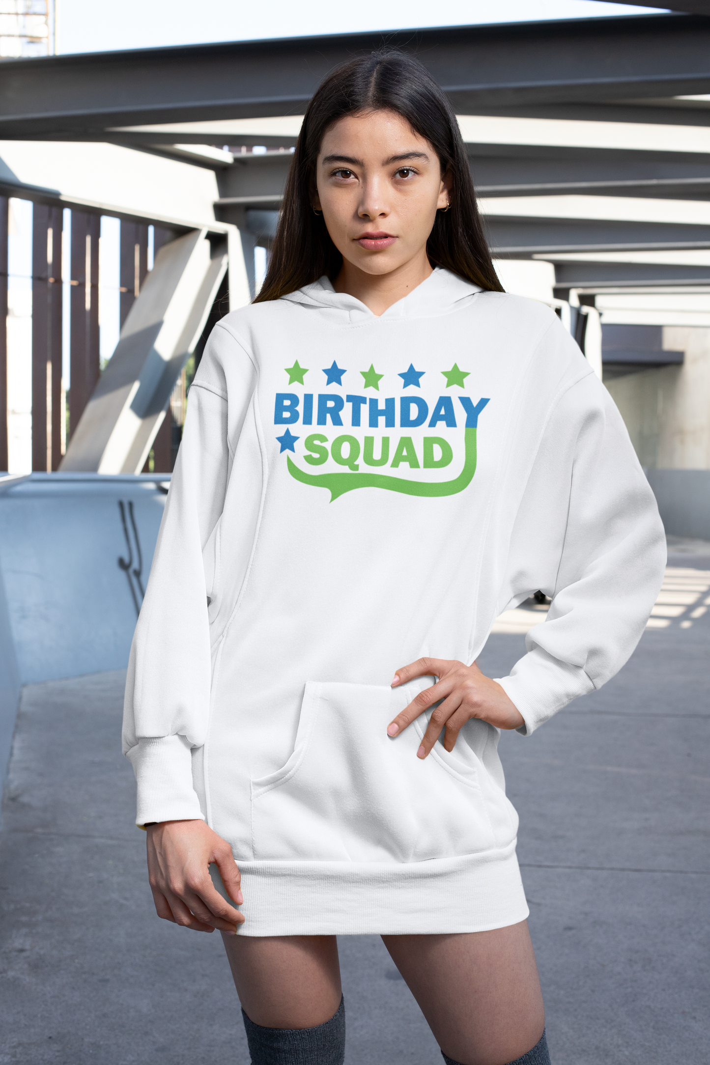 Birthday Squad (blue) - Hoodie