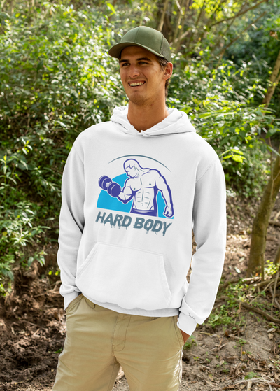 Hard Body (blue) - Hoodie