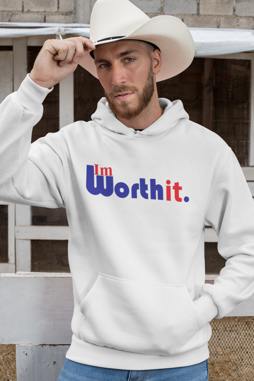 I'm Worth It. (blue) - Hoodie