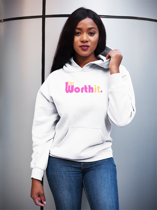 I'm Worth It. (pink) - Hoodie