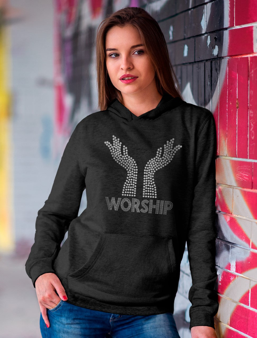 Worship (bling)- Hoodie