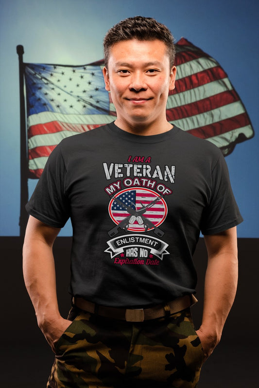 I Am A Veteran My Oath Of Enlistment Has No Expiration Date - T-Shirt