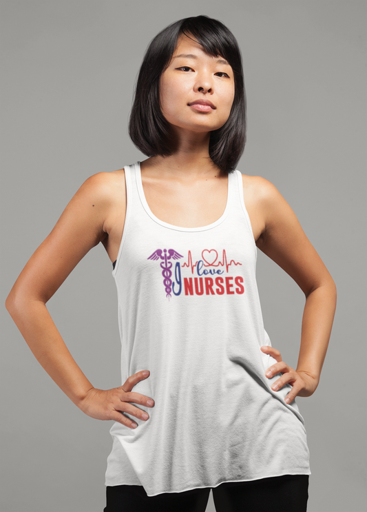 I Love Nurses - Tank Top