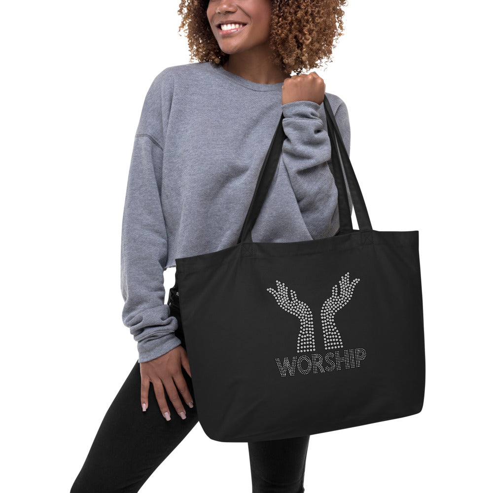 Worship (bling) - Tote Bag