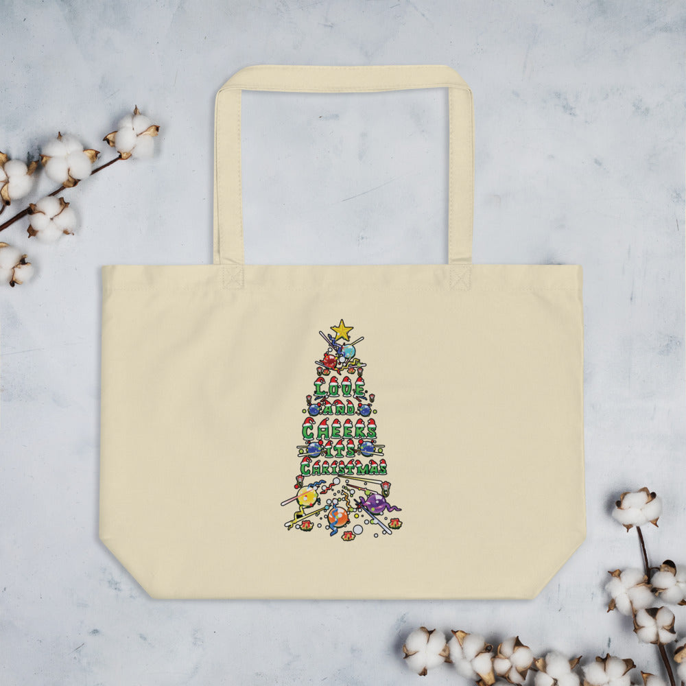 Love And Cheers It's Christmas  - Tote Bag