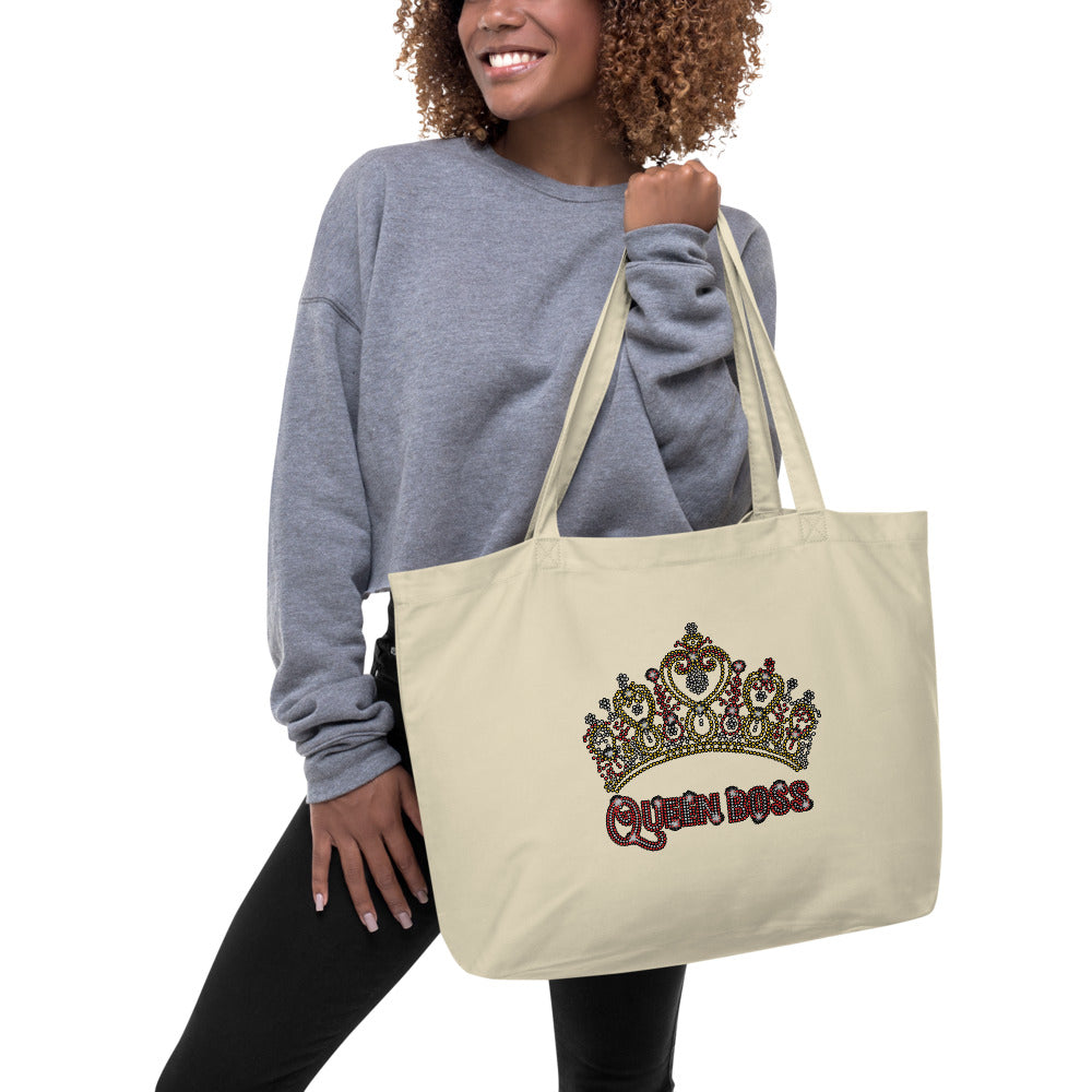 Queen Boss (bling) - Tote Bag