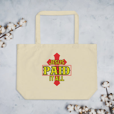 Jesus Paid It All - Tote Bag