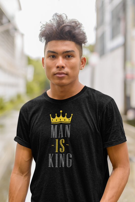 Man Is King - T-Shirt