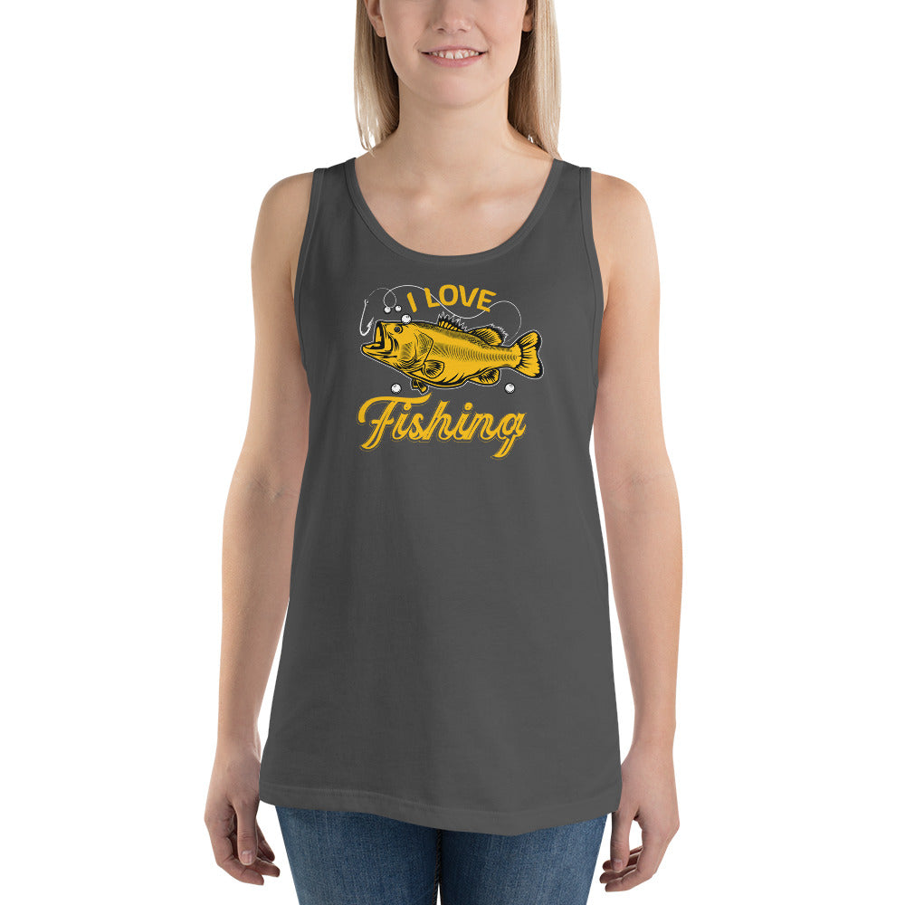 I Love Fishing - Tank Top