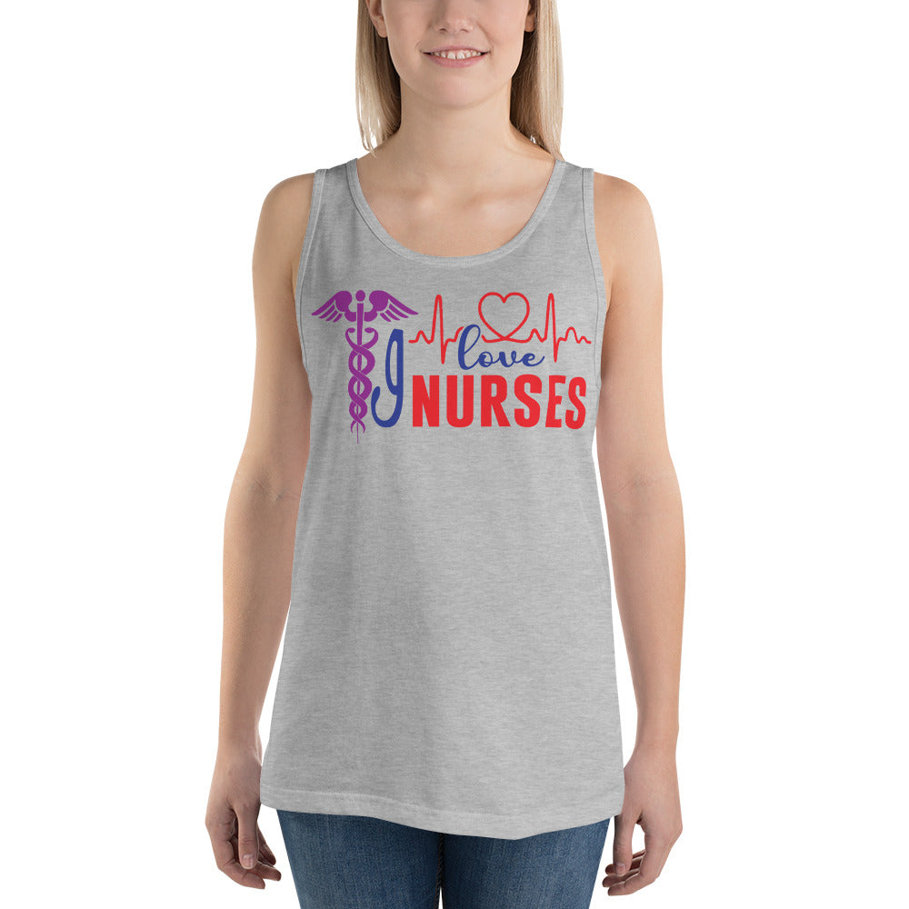 I Love Nurses - Tank Top