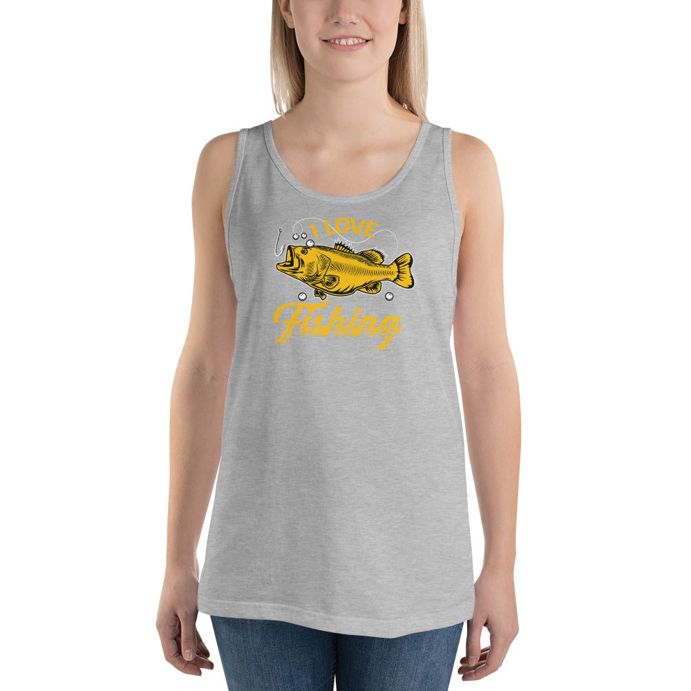 I Love Fishing - Tank Top