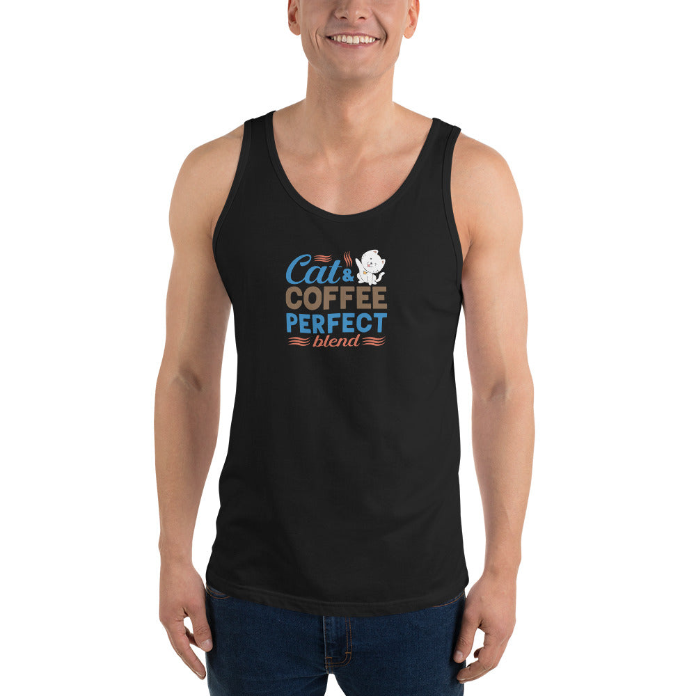 Cat & Coffee Perfect Blend - Tank Top