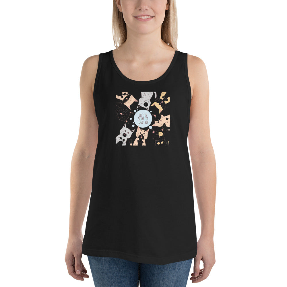 Life Is Purrfect Together - Tank Top