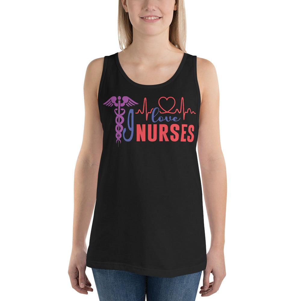 I Love Nurses - Tank Top