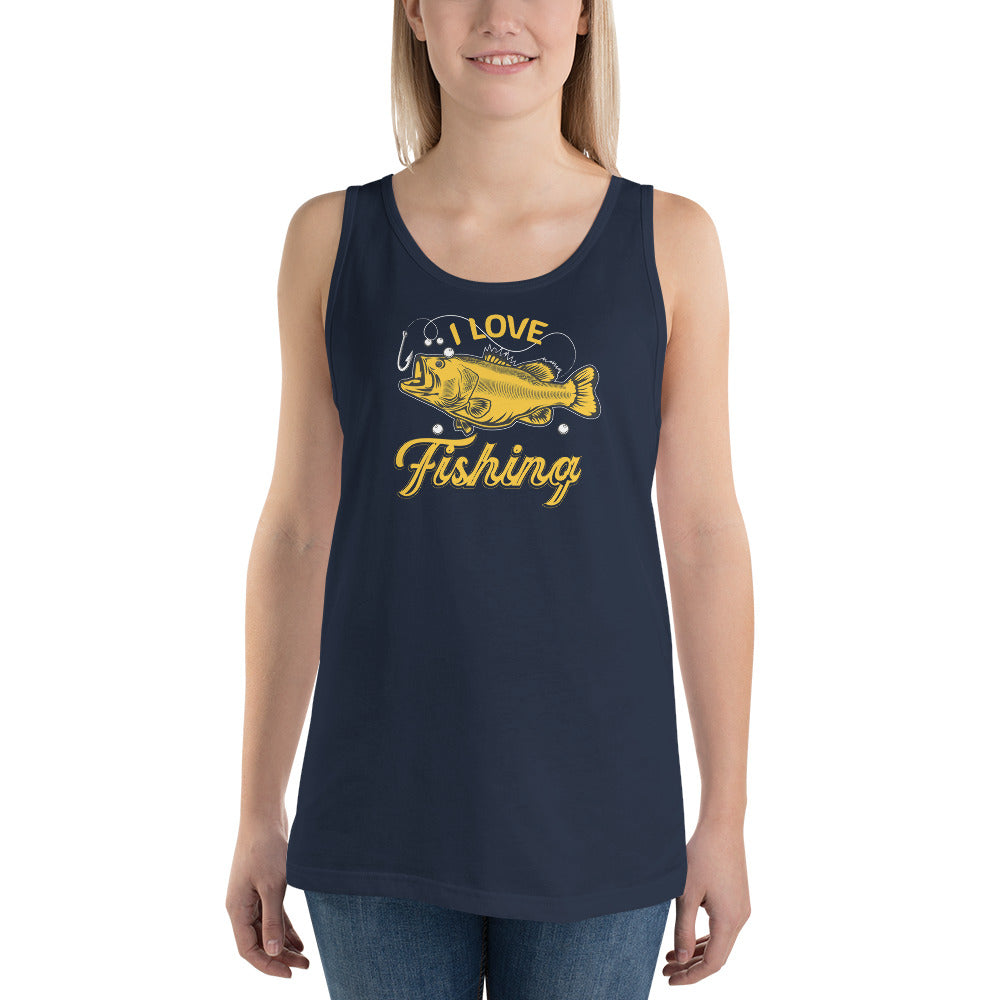 I Love Fishing - Tank Top