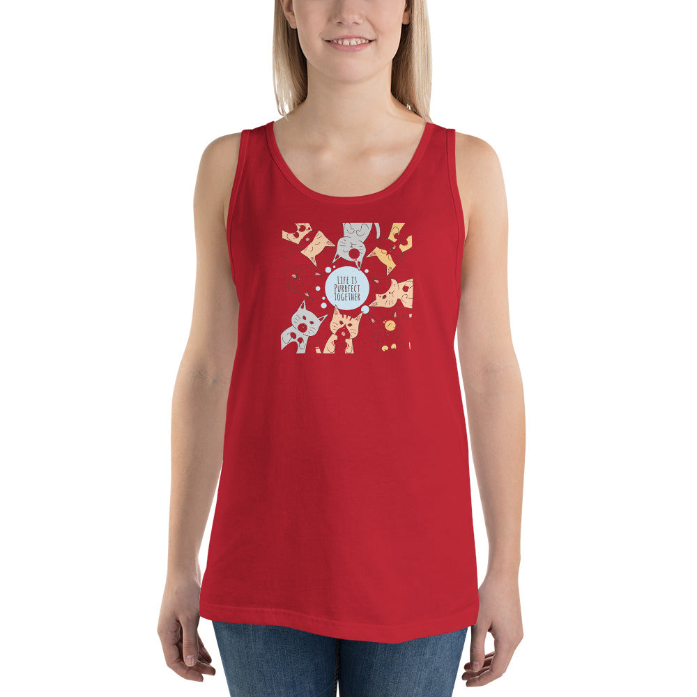 Life Is Purrfect Together - Tank Top