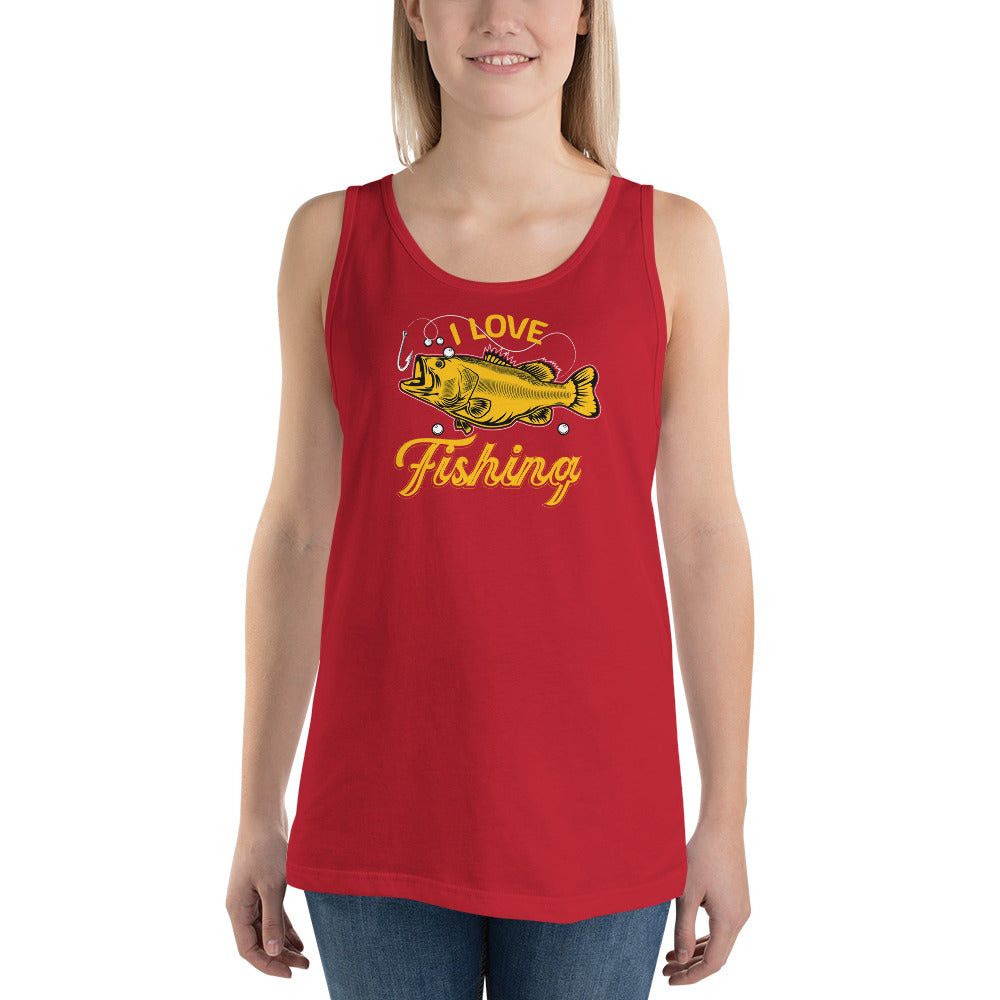 I Love Fishing - Tank Top