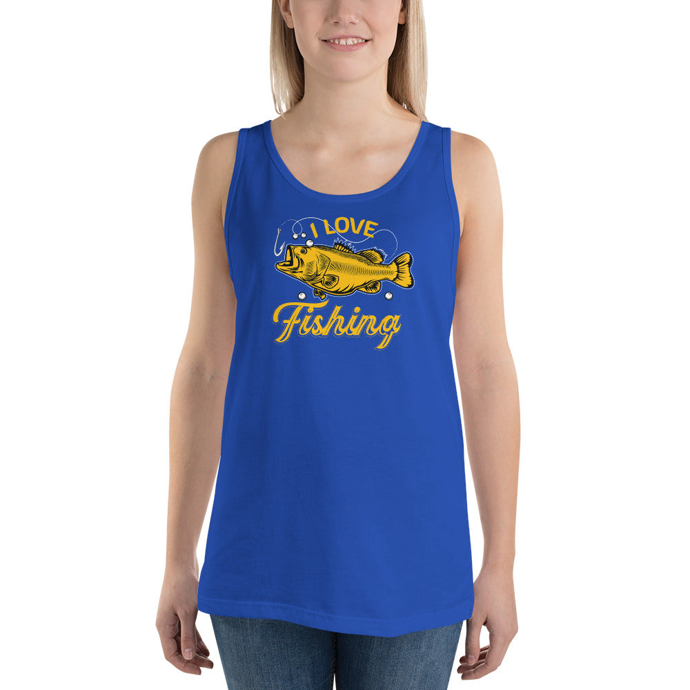 I Love Fishing - Tank Top