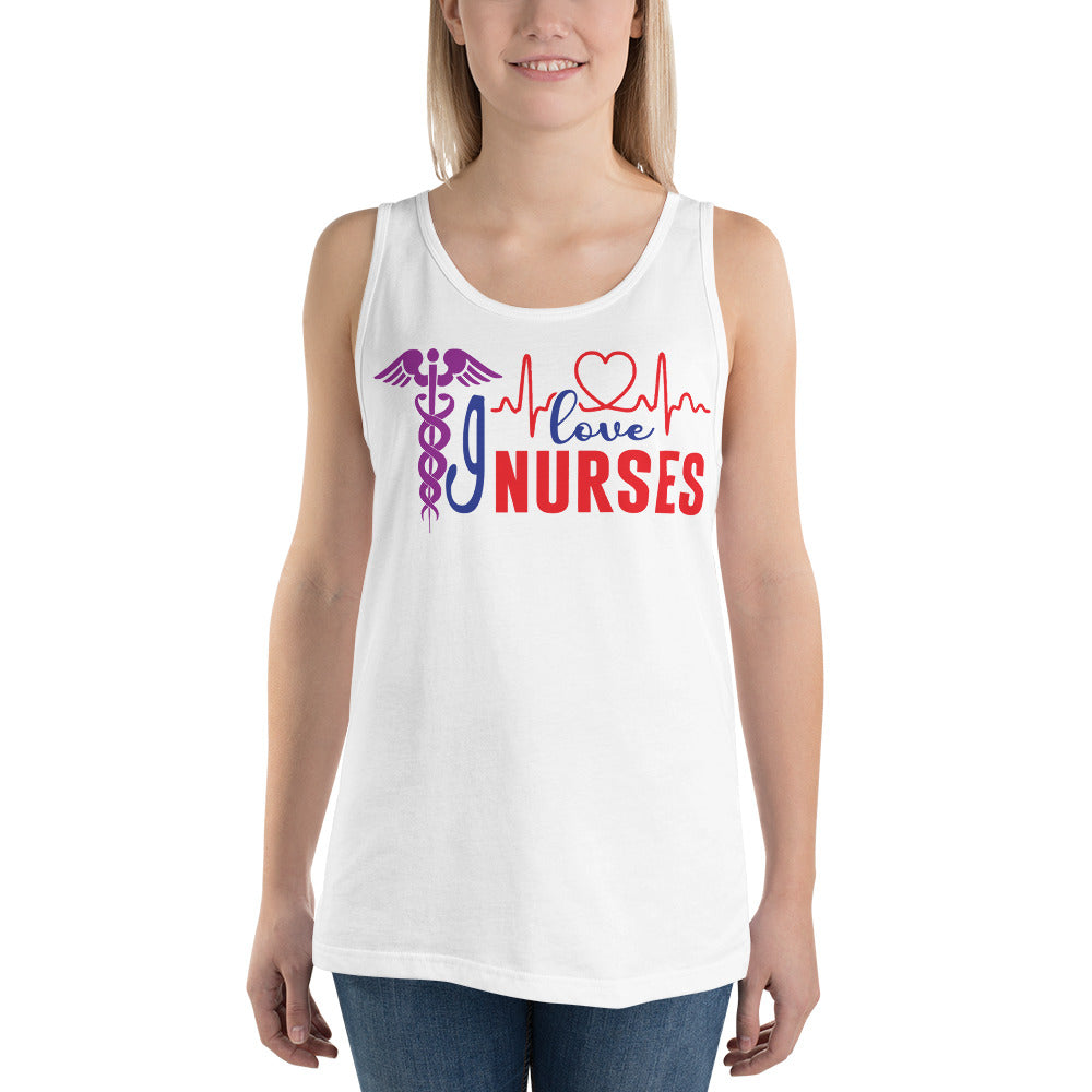 I Love Nurses - Tank Top