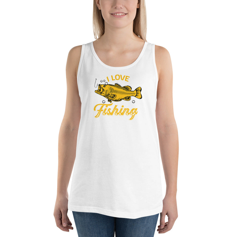 I Love Fishing - Tank Top