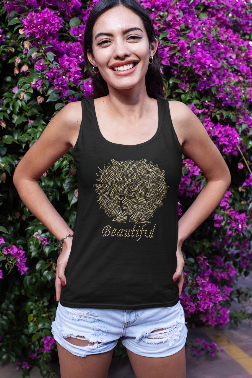 Beautiful (bling) - Tank Top