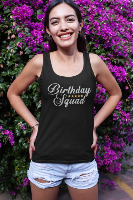 Birthday Squad (silver) - Tank Top