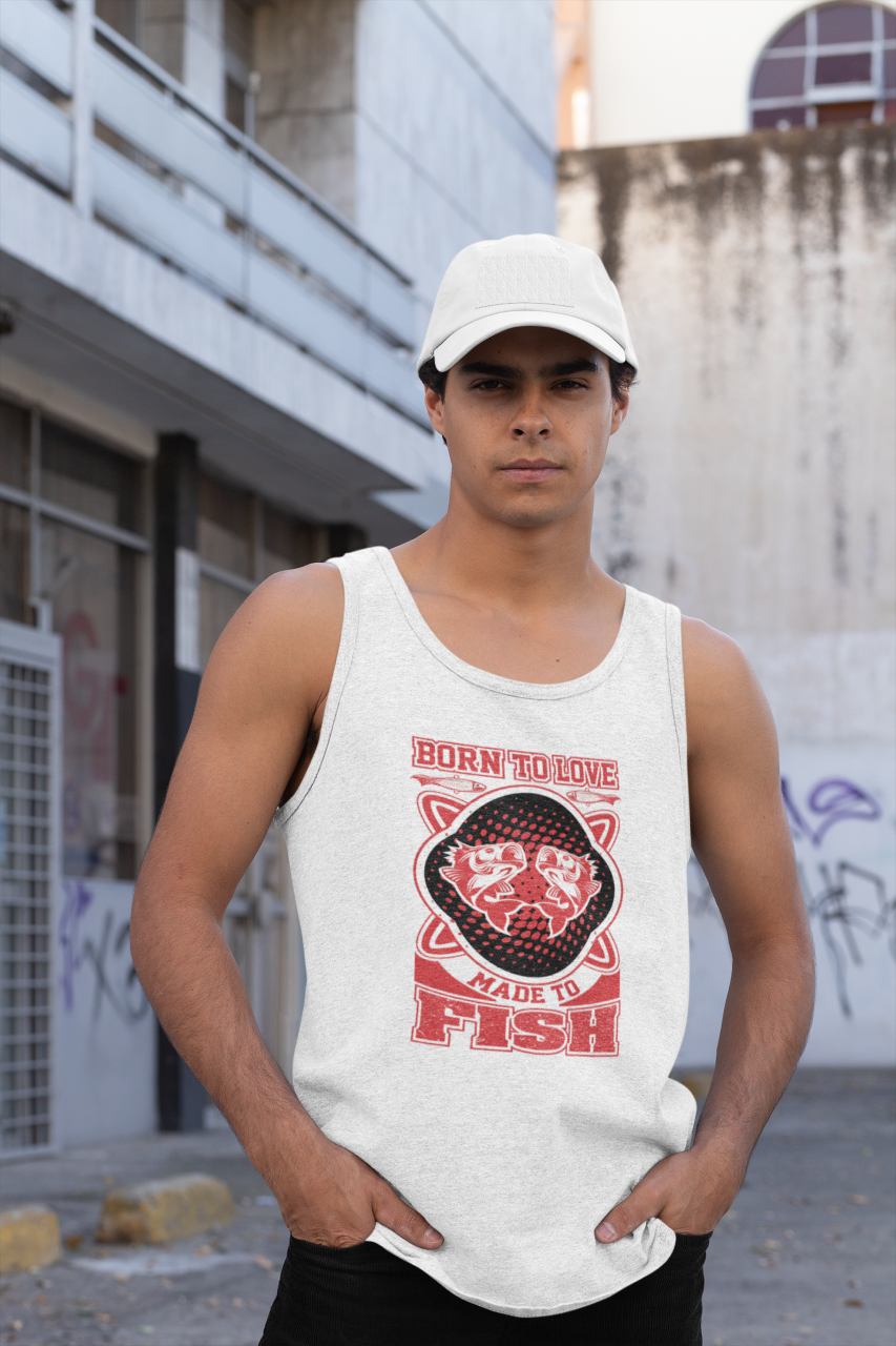 Born To Love Made To Fish - Tank Top