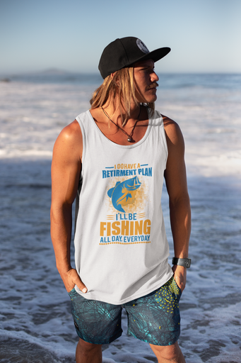 I Do Have A Retirement Plan I'll Be Fishing - Tank Top