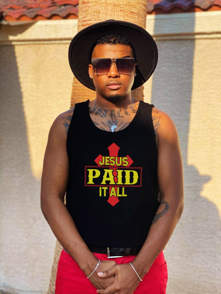 Jesus Paid It All - Tank Top