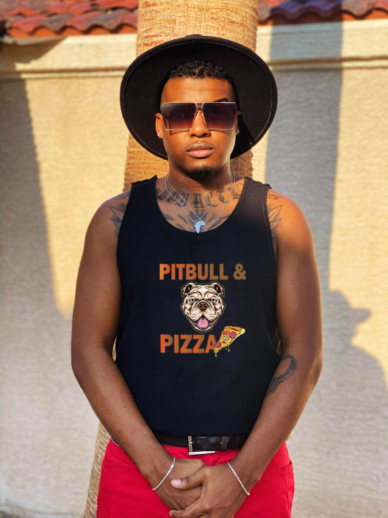 Pitbull & Pizza - Tank Top