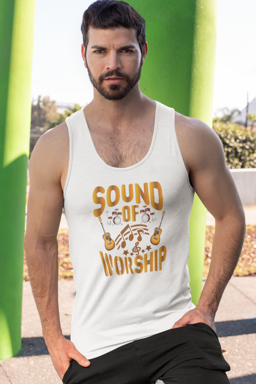 Sound Of Worship (gold) - Tank Top