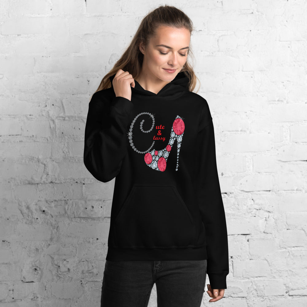 Cute & Classy (red) - Hoodie