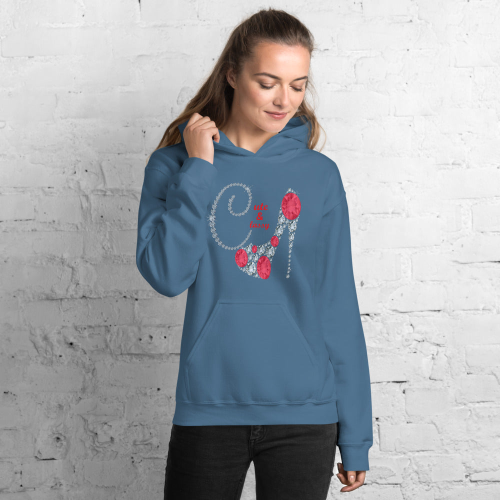 Cute & Classy (red) - Hoodie