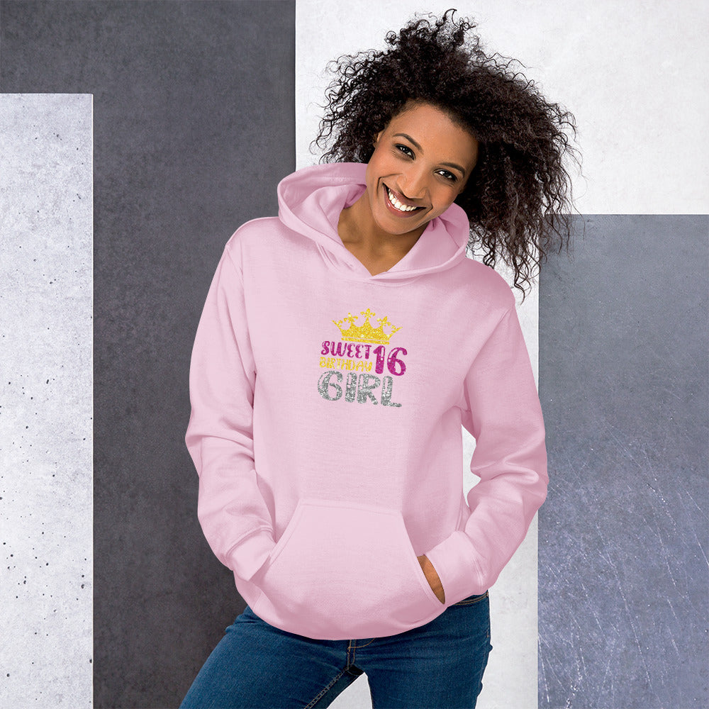 Sweet 16 Birthday Girl - Hoodie