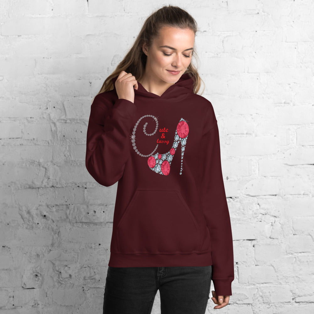 Cute & Classy (red) - Hoodie