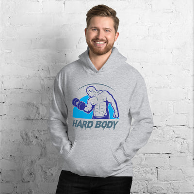 Hard Body (blue) - Hoodie