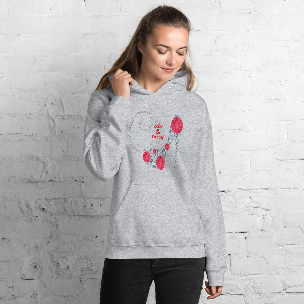 Cute & Classy (red) - Hoodie