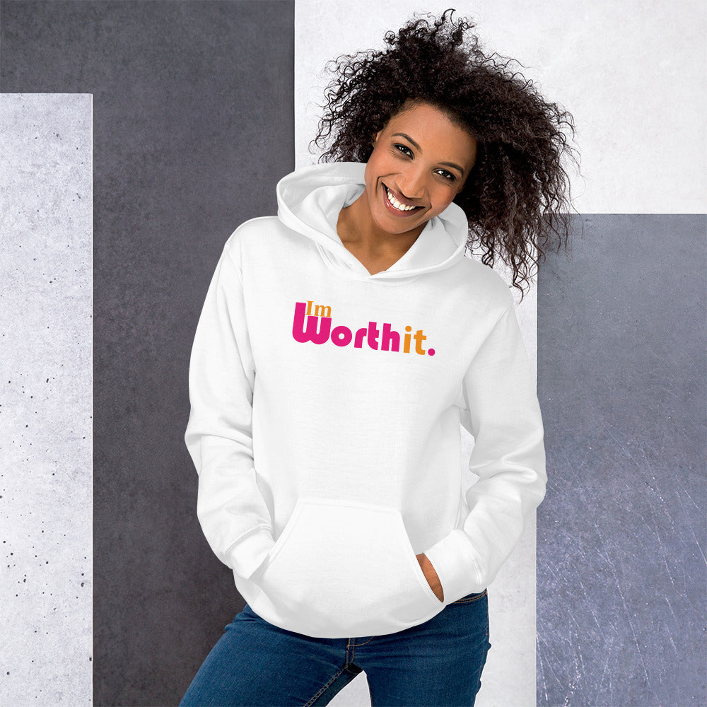 I'm Worth It. (pink) - Hoodie