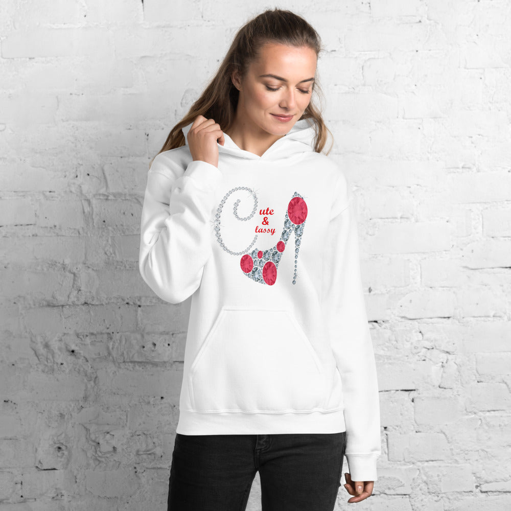 Cute & Classy (red) - Hoodie