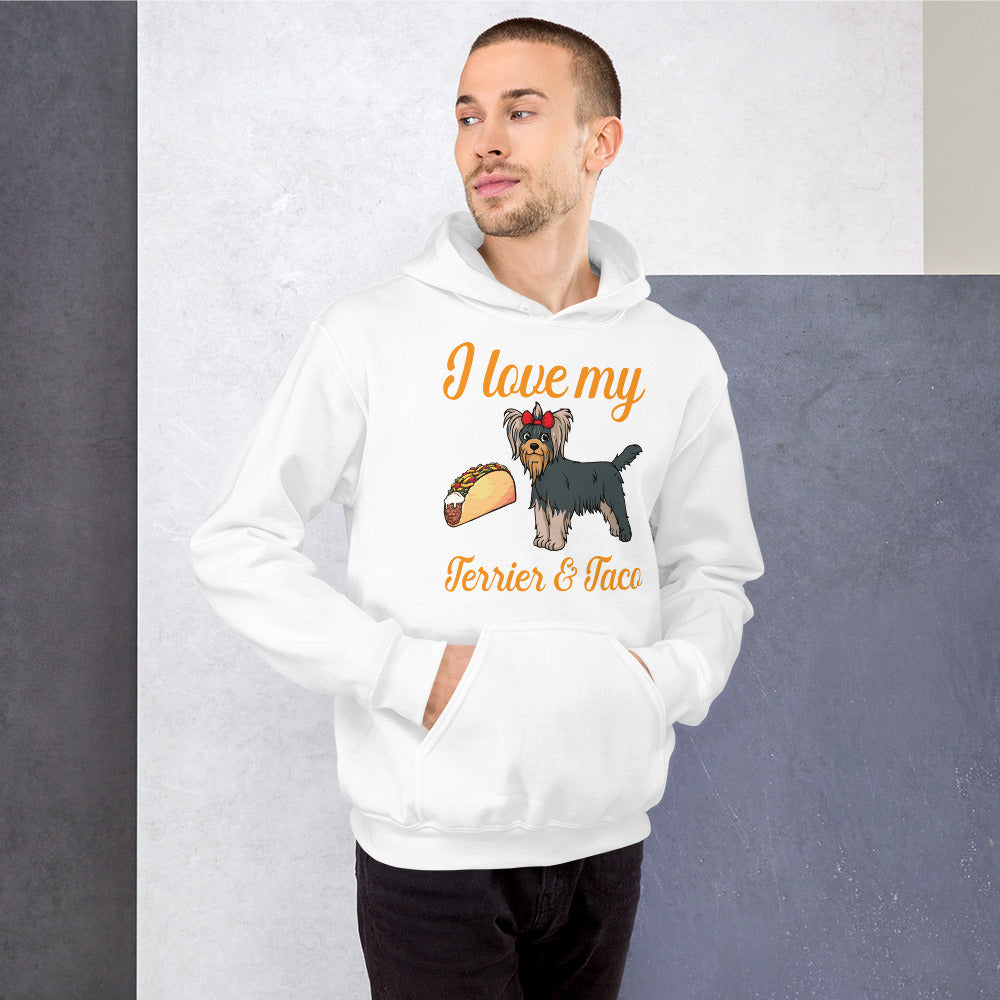 I Love My Terrier & Taco - Hoodie